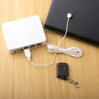 Alarm Keamanan Display Laptop/Notebook Anti Maling dengan 6 Port USB dan Remote Control, Harga Grosir Terbaik