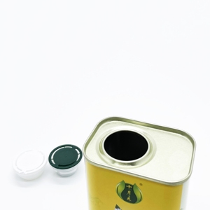 Envases Metálicos Cuadrados Vacíos para Aceite de Oliva de 250 ml - Product Image 6