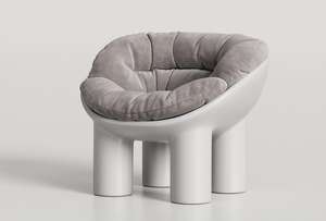 Nordic Indoor Living Room <b>Chair</b> - Minimalist Solid Wood Frame Accent <b>Chair</b> - Product Image 4