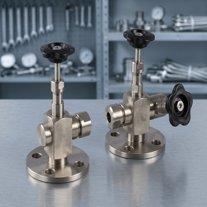 Vanne de jauge industrielle à bride en verre, acier inoxydable SS304 SS202 150LB RF, pour système de mesure de niveau de liquide (eau, huile, gaz) - Product Image 1