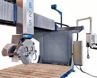 Máquina de Corte de Piedra de Mármol con Fresadora, Router CNC de 5 Ejes Multifunción Automática HUALONG Stone Machinery