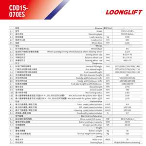 Electric Pallet Stacker with Reliable Engine and <b>Pump</b> Forklifts Core Components for Manufacturing Plants and Farms - Product Image 5