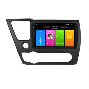 Android 12 1G+16GB Radio Stereo Car DVD Player For Honda Civic 2015 2016 2017 Android Radio GPS TV Music Wifi MAP Navigation GPS