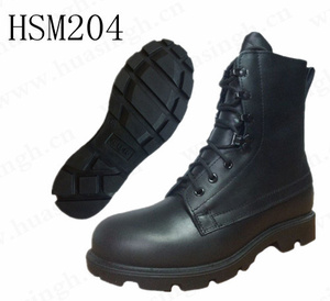 Lxg รองเท้าฝึกซ้อมหนังเต็มอัลทามะ, ป้องกันการลื่นด้านนอก HSM204หนังฝึกซ้อมทุกวันรองเท้าบูทยุทธวิธีต่อสู้8นิ้ว - Product Image 1