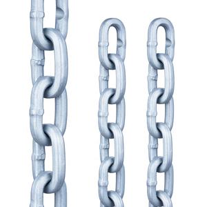 Chaîne de levage ronde galvanisée de haute qualité <span class=keywords><strong>BOHU</strong></span> G30 DIN 667 avec finition en zinc pour fonction de chaîne de traînage - Product Image 5