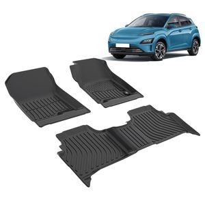 Alfombrillas de Coche Personalizadas de Alta Calidad al por Mayor, Alfombrillas de TPE Resistentes a la Nieve para <span class=keywords><strong>Hyundai</strong></span> Kona EV RHD 2018-2023 - Product Image 1