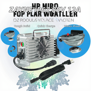 ZAYNE IP67 étanche 85V 12A chargeur SUR-RON Ultra Bee véhicule tout-terrain électrique 55AH 60AH batterie au Lithium DC OTP 110V 74V - Product Image 3