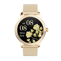 Montre connectée pour femmes avec de nombreux cadrans, moniteur d'oxygène sanguin, suivi du sommeil, calendrier, montres connectées de fitness LW105