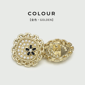 Bán Buôn Cao Cấp Hợp Kim Nút Bóng Sáng Kim Loại Sáng Bóng May Nút Cho Quần - Product Image 6