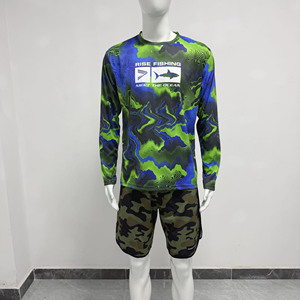 Haut de pêche fluorescent à manches longues pour homme avec logo personnalisé, UPF50+, rafraîchissant et anti-humidité pour la pêche en kayak - Product Image 2