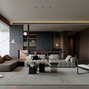 Muebles de Madera Modernos Personalizados para Apartamentos de Plano Abierto, Juego de Muebles para Toda la Casa, para Sala de Estar, para Villas y Casas - Product Image 2