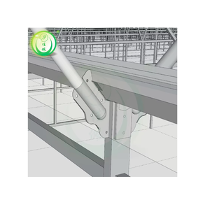 Canalón de Lluvia Pequeño para Invernadero de Acero Galvanizado y Vidrio - Product Image 1