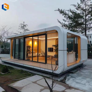 Luxury Modular Prefabricated Steel Structure Cottage <strong>House</strong> Waterproof Small Room For Bedroom Office Or Park Use - Product Image 4
