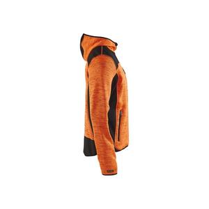 BLAKLADER - 493021175399XXL Veste tricotée Orange/Noir-EAN 7330509446317 VESTES DE TRAVAIL VESTES D'HIVER SOFTSHELL ET VESTES REMBOURRÉES - Product Image 4