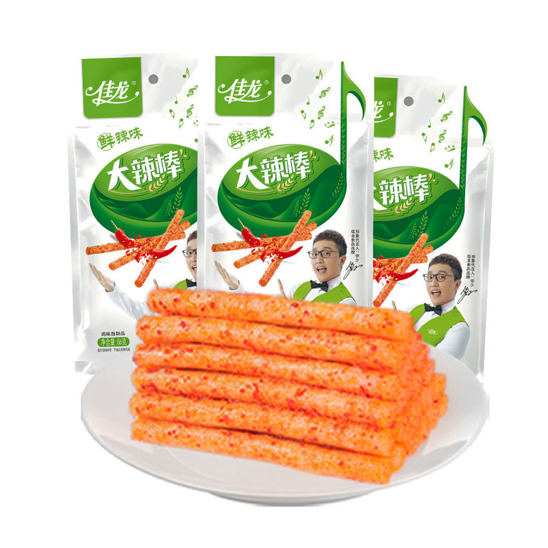 Специальная китайская полоска Latiao HotSpicy Chewy Chilli Sack 86 г бобовые закуски острый вкус глютеновые палочки