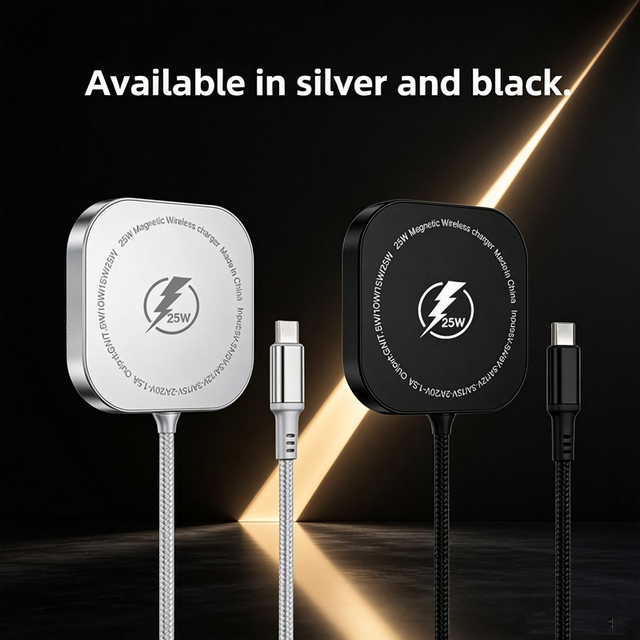 Factory OEM 25W Qi Magnetic Wireless Charger Quick Charge Magnetic Charger for I Phone 18 17 16 Series Custom Logo Available
