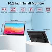 Moniteur de 10,1 pouces avec une qualité d'image vive, étendez votre espace de travail avec ce moniteur tactile de 10,1 pouces