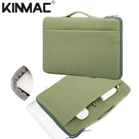 Kinmac Cuir PU 360 °   Housse de protection pour ordinateur portable avec poignée pour MacBook HP Lenovo Dell ASUS Acer 13 14 15 16 pouces