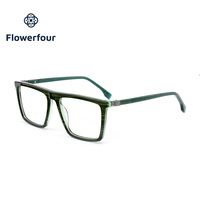 Lunettes de luxe carrées à monture intégrale, légères, design tendance, unisexe, élégantes, protection UV, rétro, anti-lumière bleue, optiques, pour adultes