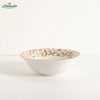 Service de table en porcelaine émaillée écologique de style luxueux, design islamique peint à la main, motifs floraux, sans BPA