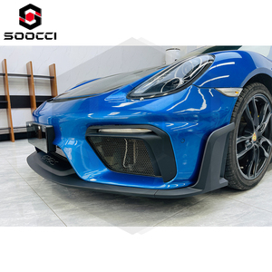 Kits de carrocería de estilo GT4RS, divisor de parachoques delantero, alerón difusor de barbilla para <span class=keywords><strong>Porsche</strong></span> <span class=keywords><strong>981</strong></span> Cayman <span class=keywords><strong>Boxster</strong></span> 718 Cayman mejorado - Product Image 3
