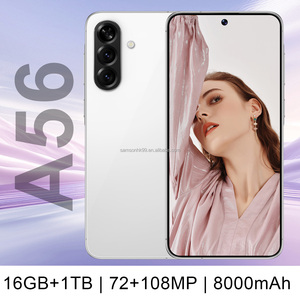 Nouveau design Smartphone A56 5G Déca Core 108MP 16 Go 1 To Écran HD 7,3 pouces Double SIM Débloqué Version globale - Product Image 3