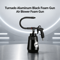 Pistolet de nettoyage intérieur de voiture Tornado haute performance, lanceur de mousse pneumatique pour le lavage des sièges et du tableau de bord automobile