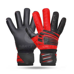 Guantes de portero de entrenamiento de dedos completos de la mejor calidad Guantes de fútbol de cuero de alta calidad hechos a medida recién llegados - Product Image 1