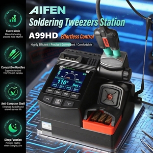 Estación de Soldadura de Precisión IPARTS AIFEN A99HD con Pinzas y Cabezal <span class=keywords><strong>C210</strong></span>/C245, Estación de Retrabajo Electrónico - Product Image 2