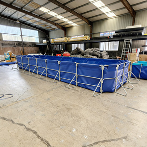 Équipement d'aquaculture agricole, bassins d'élevage de poissons en PVC, bâche <span class=keywords><strong>pour</strong></span> bassin à poissons, <span class=keywords><strong>pour</strong></span> la <span class=keywords><strong>culture</strong></span> des poissons - Product Image 1
