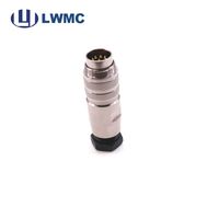 LWMC 1200V 5A Material de contacto de latón actual conexión aviación AISG M16 conector Amphenol macho/hembra conector de 8 pines