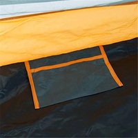 Tente Tipi Double Couche Anti-Eau Oxford Quatre Saisons pour 1 Personne, Abri Coupe-Vent pour Camping, Voyage et Activités Familiales en Plein Air