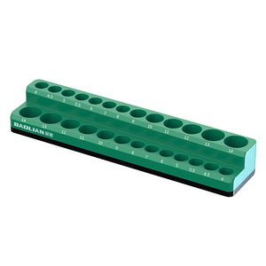Baolian Magnetic Socket Storage Rack 4-14mm For Auto Repair Tools Organized Tool Holder With Numbered Slots - Product Image 1