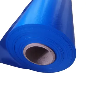 Rouleau de bâche de camion 650gsm Rouleau de bâche enduit de PVC Bâche en vinyle Tissu Couverture de bâche en PVC