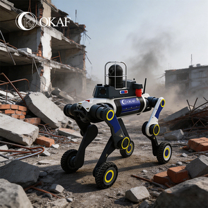 Robot Perro de Rescate de Emergencia OKAF con Cámara PTZ de Imagen Térmica para Búsqueda en Ruinas y Sitios Colapsados Post-Disastre, Detección de Gas - Product Image 1