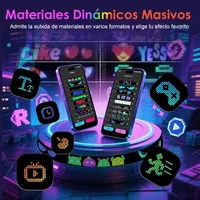 Smart Sign Devil Eyes Headlamp Panel de matriz LED Eye Lamp Pantalla de visualización suave Ventana Grande Programable Flexible para camión Coche
