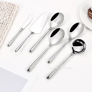 Sang trọng chất lượng cao thép không gỉ dao kéo sáng tạo bí ngô xử lý 18/10 besteck Bộ dao muỗng và Ngã Ba khách sạn Flatware Bộ - Product Image 3