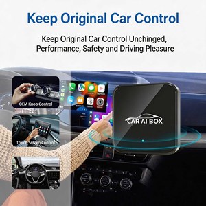 INPUTECH 3 in 1 Car AI Box Wired to Wireless CarPlay & Android Auto <b>Adapter</b> With Built-in Android System - Product Image 4