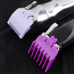 Protections de tondeuse à cheveux de style vintage 1.5mm et 4.5mm peignes coniques de décoloration de barbier pour la conception classique Pompadour anti-chute - Product Image 2