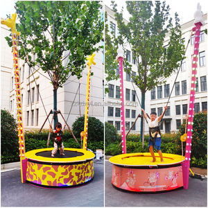 Manège pour enfants, trampolines pas chers, trampoline extérieur et intérieur, trampoline de saut à l'élastique avec lumières colorées, prix d'usine - Product Image 2