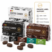 Bonbons végétaliens sans sucre, café instantané en forme de grains, comprimés de café à mâcher