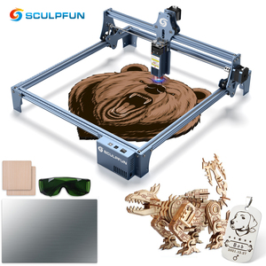 <span class=keywords><strong>SCULPFUN</strong></span> <span class=keywords><strong>S9</strong></span> <span class=keywords><strong>90W</strong></span> grabador láser de madera máquina cortadora Mini escritorio <span class=keywords><strong>90W</strong></span> CO2 para papel de piedra caucho MDF cuero corte de madera - Product Image 1