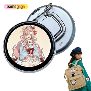 X N88 Electronic Display Badge 1.85 Inch 360*360 Round Touch Screen 6.0 Custom Image Video Bullet Screen Concert Light - Product Image 1