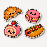 Aimant de réfrigérateur personnalisé en acrylique, cadeau de Noël, vente en gros, découpe de 3 mm, impression UV, tout design, commande en gros
