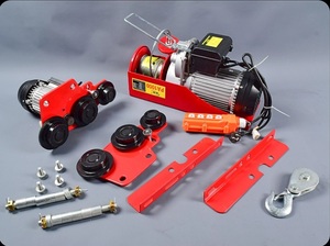 Approvisionnement direct d'usine PA1000 20M/10M 350/650kg Mini palans électriques à câble métallique avec grue <span class=keywords><strong>de</strong></span> <span class=keywords><strong>levage</strong></span> <span class=keywords><strong>de</strong></span> <span class=keywords><strong>poulie</strong></span> <span class=keywords><strong>de</strong></span> chariot à 4 roues 1T - Product Image 6