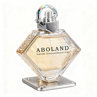 Nuevo Diseño de Lujo, Botella de Perfume con Logotipo Personalizado y Decoración de Borlas de Color, Botella de Perfume de Vidrio