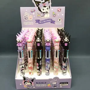 Neues Sanrio Briefpapier Sanrio Lineal Korrektur band Sanrio Dekoration Luftkissen Kamm Bleistift spitzer Kuromi Klassen zimmer Dinge