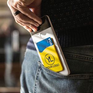 Cartera para Teléfono Celular con Logotipo Personalizado, Porta Tarjetas de Crédito de Goma Portátil, Estilo Simple, Impresión Serigrafiada, Regalos Promocionales - Product Image 6