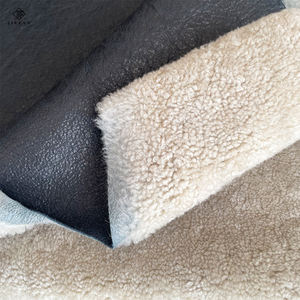 High Quality Genuine Double Face Sheepskin Animal Fur Shearling Hide Skins Garment Tannery Curly <strong>Wool</strong> <strong>Sheep</strong> Skin Pelt - Product Image 1
