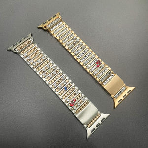 Donne di lusso Metalicas Correa Para Mujeres De Lujo braccialetto di diamanti cinturino per samsung Iwatch - Product Image 3